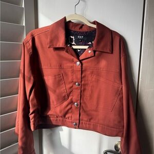 Oat New York Women's Brick Utility Crop Jacket